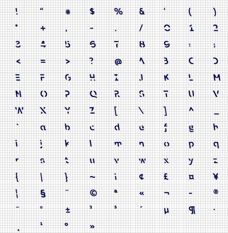 font sans forgetica - źródło: https://www.focus.pl/