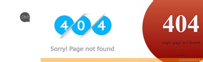 19 pomysłów na oryginalny wygląd strony błędu 404 – Inspiracje