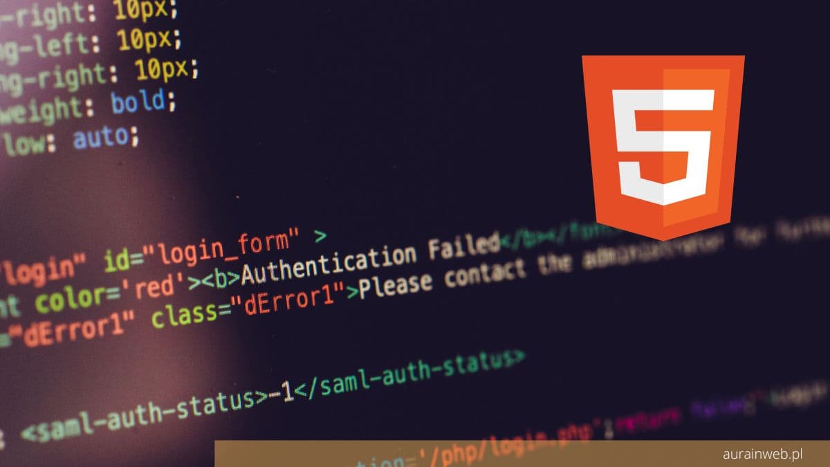 Struktura strony internetowej w HTML5