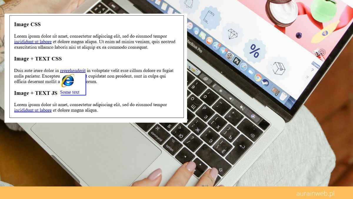 Pojawiający się obrazek po&nbsp;najechaniu kursorem myszy [CSS]