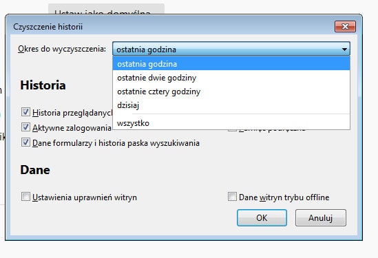W jaki sposób wyczyścić pamięć podręczną cache przeglądarki internetowej?