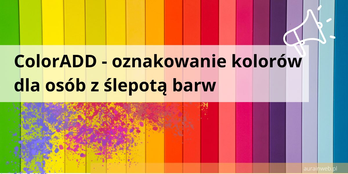 ColorADD – oznakowanie kolorów dla osób z ślepotą barw
