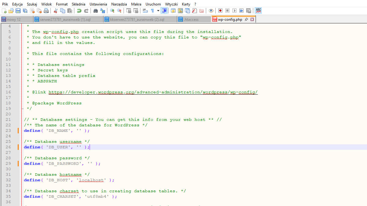 Notepad++ dobry darmowy edytor kodu